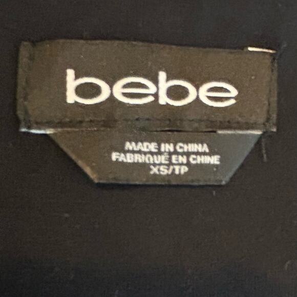 bebe Romper Womens Size XS Soft Stretchy Knit Gold Zippers Festival Travel Comfy - Picture 11 of 11